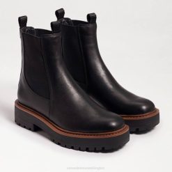 Women Footwear Sam Edelman Laguna Chelsea Boot Black Leather 4N2P459