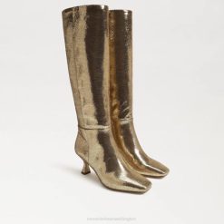 Women Footwear Sam Edelman Leigh Knee High Boot Gold Mine 4N2P822