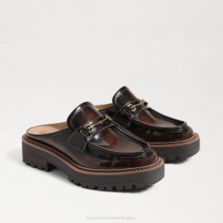 Women Footwear Sam Edelman Lennon Lug Sole Mule Chestnut 4N2P464