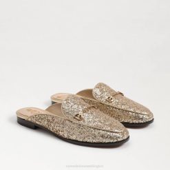 Women Footwear Sam Edelman Linnie Bit Mule Amber Gold 4N2P82
