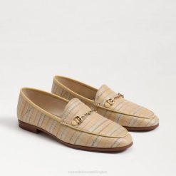 Women Footwear Sam Edelman Loraine Bit Loafer Natural Multi Raffia 4N2P41