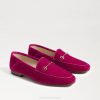 Women Footwear Sam Edelman Loraine Bit Loafer Raspberry Velvet 4N2P35