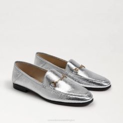 Women Footwear Sam Edelman Loraine Bit Loafer Soft Silver 4N2P52