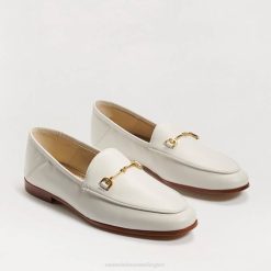Women Footwear Sam Edelman Loraine Bit Loafer White Leather 4N2P43