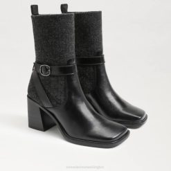 Women Footwear Sam Edelman Marci Bootie Black/Dark Grey 4N2P766