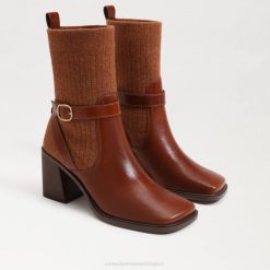 Women Footwear Sam Edelman Marci Bootie Rust Brown/Warm Copper 4N2P767