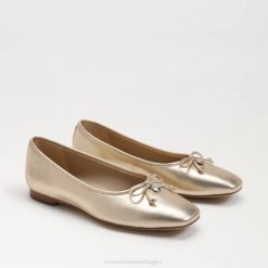 Women Footwear Sam Edelman Meadow Ballet Flat Gold Leaf 4N2P172