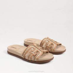 Women Footwear Sam Edelman Nettie Multi Slide Sandal Natural Multi Raffia 4N2P424