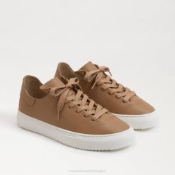 Women Footwear Sam Edelman Poppy Lace-Up Sneaker Camel 4N2P311