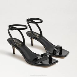 Women Footwear Sam Edelman Rayelle Kitten Heel Black Patent 4N2P682