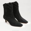 Women Footwear Sam Edelman Taryn Ankle Bootie Black Suede 4N2P811