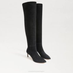 Women Footwear Sam Edelman Ursula Tall Boot Black Suede 4N2P744