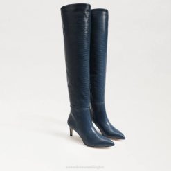 Women Footwear Sam Edelman Ursula Tall Boot Pacific Navy 4N2P743