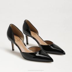 Women Footwear Sam Edelman Viv Pointed Toe Pump Black Patent 4N2P363