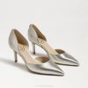 Women Footwear Sam Edelman Viv Pointed Toe Pump Platinum 4N2P368