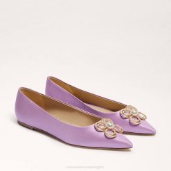 Women Footwear Sam Edelman Wanda Tour Pointed Toe Flat Lilachaze 4N2P272