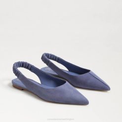 Women Footwear Sam Edelman Whitney Slingback Pointed Toe Flat Dusty Violet 4N2P740
