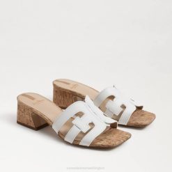 Women Footwear Sam Edelman Winslow Mule Heel Bright White 4N2P354
