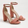 Women Footwear Sam Edelman Yaro Block Heel Sandal Stucco Pink 4N2P323