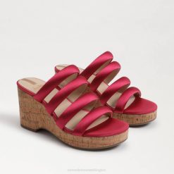 Women Footwear Sam Edelman Yuki Platform Wedge Heel Ultra Fuchsia 4N2P685
